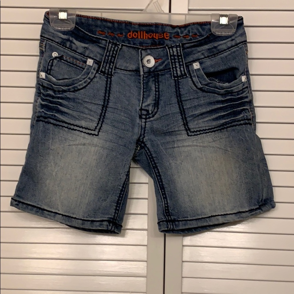 Dollhouse denim shorts